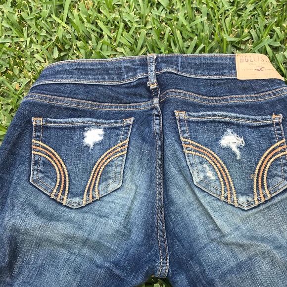Hollister Distressed Straight Jeans - Picture 7 of 8